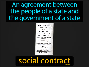 An agreement between the people of a state and the government of a state