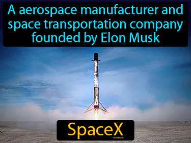 a aerospace manufacturer and space transportation company founded by Elon Musk