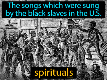 the songs which were sung by the black slaves in the U.S.