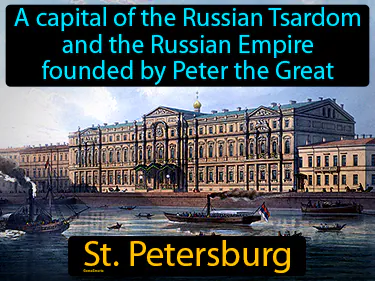 A capital of the Russian Tsardom and the Russian Empire, founded by Peter the Great