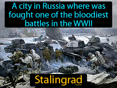 A city in Russia where was fought one of the bloodiest battles in the WWII