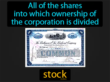 all of the shares into which ownership of the corporation is divided