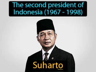 the second president of Indonesia (1967 - 1998)