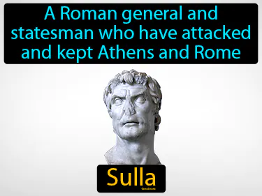 a Roman general and statesman who have attacked and kept Athens and Rome
