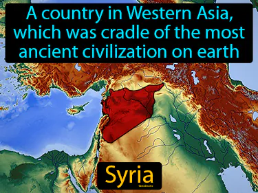 a country in Western Asia, which was cradle of the most ancient civilization on earth