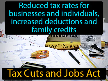 reduced tax rates for businesses and individuals, increased deductions and family credits