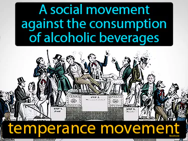 a social movement against the consumption of alcoholic beverages