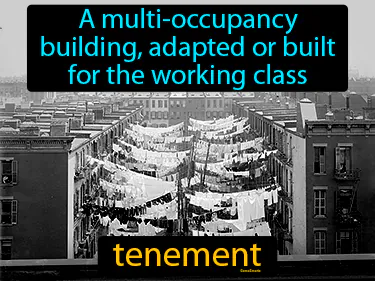 a multi-occupancy building, adapted or built for the working class