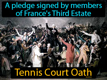 A pledge signed by members of France's Third Estate