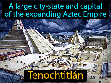 A large city-state and capital of the expanding Aztec Empire