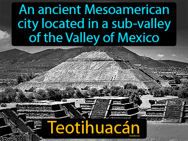 An ancient Mesoamerican city located in a sub-valley of the Valley of Mexico