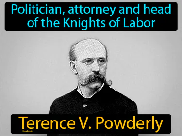 politician, attorney and head of the Knights of Labor