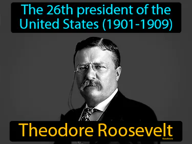 the 26th president of the United States (1901-1909)