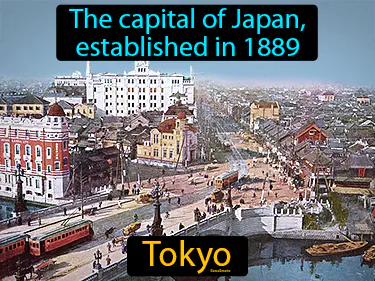 The capital of Japan, established in 1889