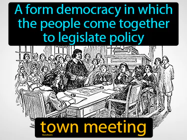 a form democracy in which the people come together to legislate policy