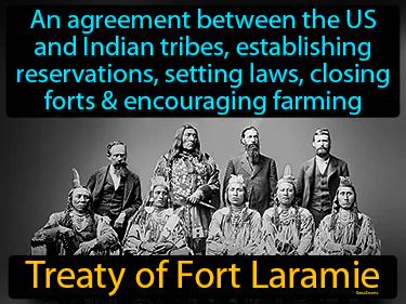 an agreement between the US and Indian tribes, establishing reservations & setting laws