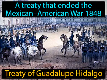 a treaty that ended the Mexican–American War 1848