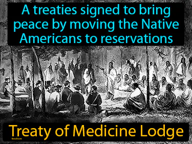 a treaties signed to bring peace by moving the Native Americans to reservations