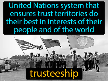 United Nations system that ensures trust territories do their best in interests of their people and of the world