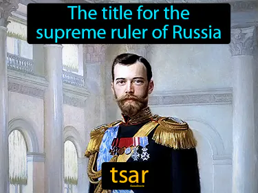 the title for the supreme ruler of Russia