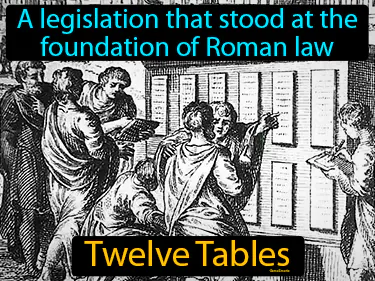 a legislation that stood at the foundation of Roman law