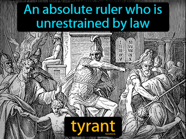 An absolute ruler who is unrestrained by law
