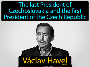The last President of Czechoslovakia and the first President of the Czech Republic