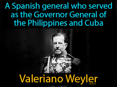 a Spanish general who served as the Governor General of the Philippines and Cuba