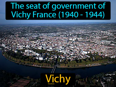 The seat of government of Vichy France (1940 - 1944)