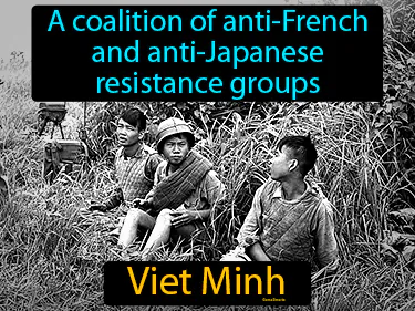 a coalition of anti-French and anti-Japanese resistance groups
