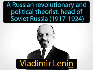 a Russian revolutionary and political theorist, head of Soviet Russia (1917-1924)