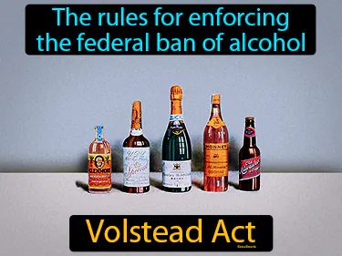 the rules for enforcing the federal ban of alcohol