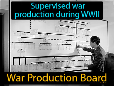 supervised war production during WWII