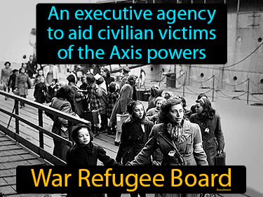 an executive agency to aid civilian victims of the Axis powers
