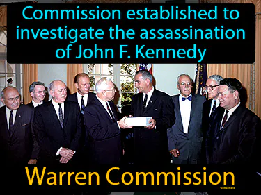 commission established to investigate the assassination of John F. Kennedy