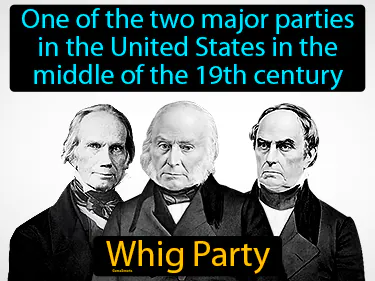 one of the two major parties in the United States in the middle of the 19th century