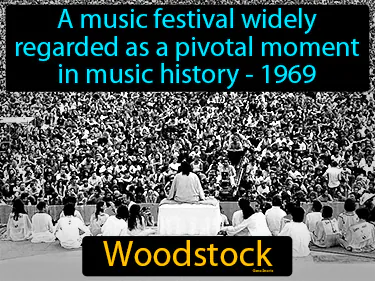 a music festival widely regarded as a pivotal moment in music history - 1969