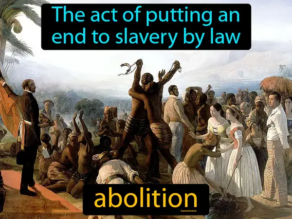 the act of putting an end to slavery by law