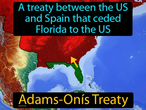 a treaty between the US and Spain that ceded Florida to the US