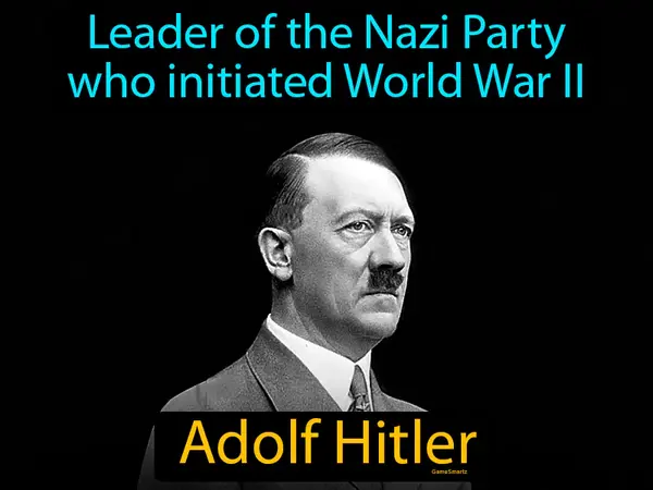 leader of the Nazi Party who initiated World War II