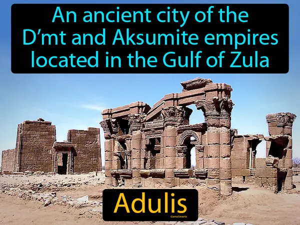 An ancient city of the D’mt and Aksumite empires located in the Gulf of Zula