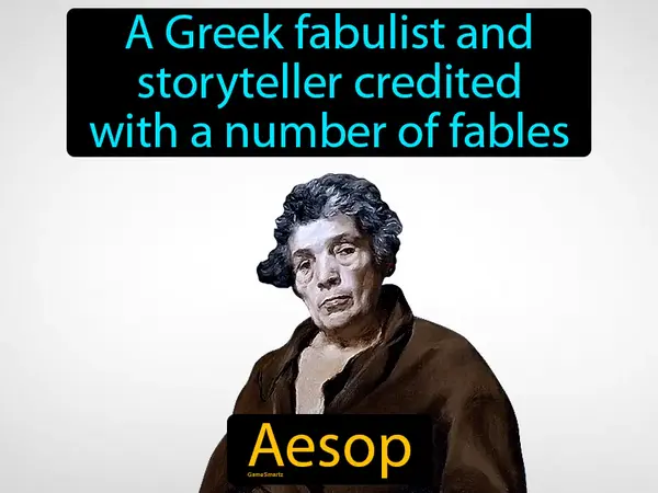 a Greek fabulist and storyteller credited with a number of fables