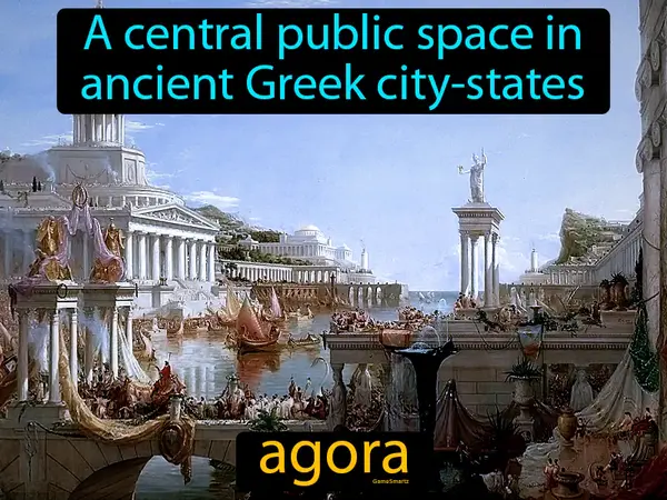 a central public space in ancient Greek city-states