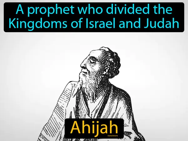 a prophet who divided the Kingdoms of Israel and Judah