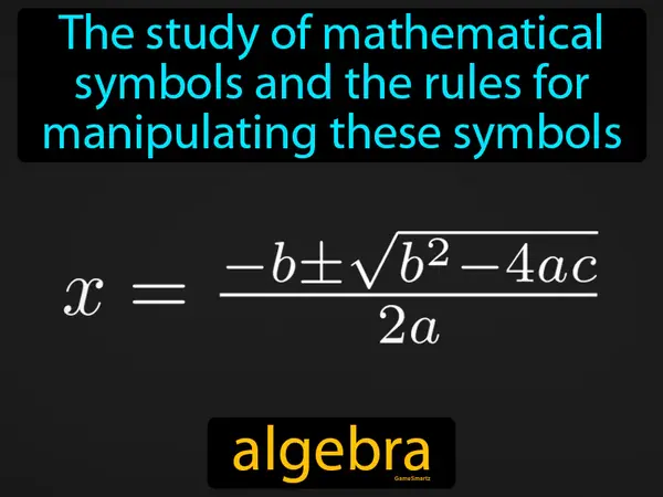 the study of mathematical symbols and the rules for manipulating these symbols