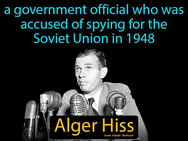 a government official who was accused of spying for the Soviet Union in 1948