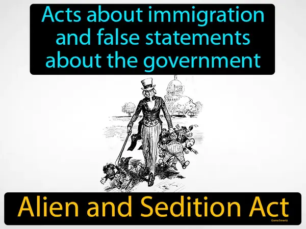 an acts about immigration and against false statements made about the government