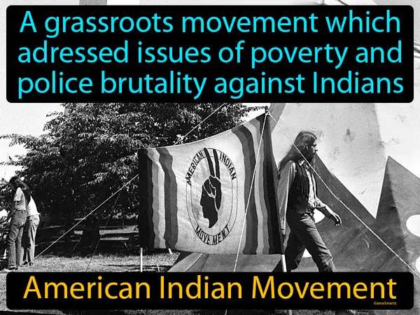 a Native American grassroots movement addressing poverty and police brutality
