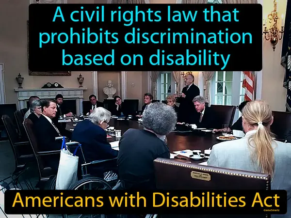 a civil rights law that prohibits discrimination based on disability