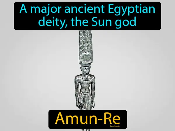 A major ancient Egyptian deity, the Sun god